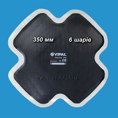 Пластир діагональний 350мм Vipal VD-08, шт VD08-1 фото